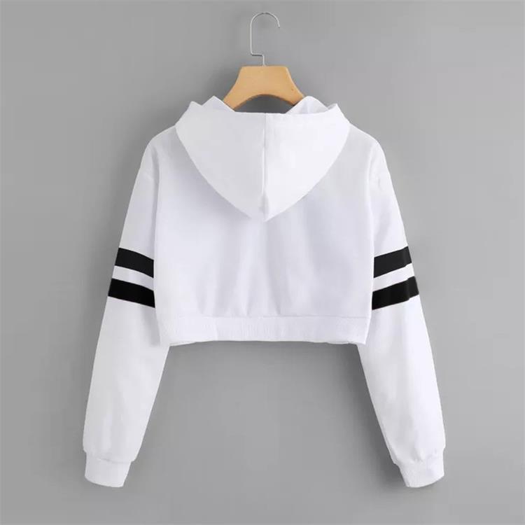 Ladies' Loose Hooded Long Sleeve Sweatshirt