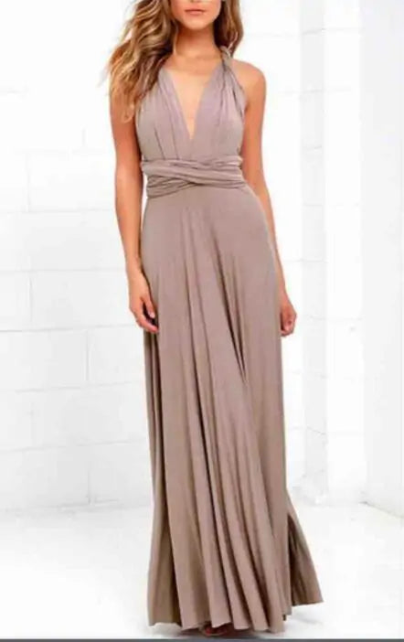 Convertible Maxi Club Dress