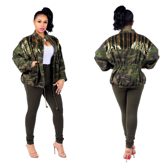 Camouflage Denim Jacket | Trendy and Durable Military-Inspired Style