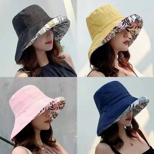 Reversible Beach Sun Hats