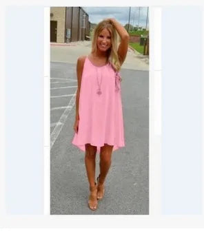 Women's Summer Spaghetti Strap Dress