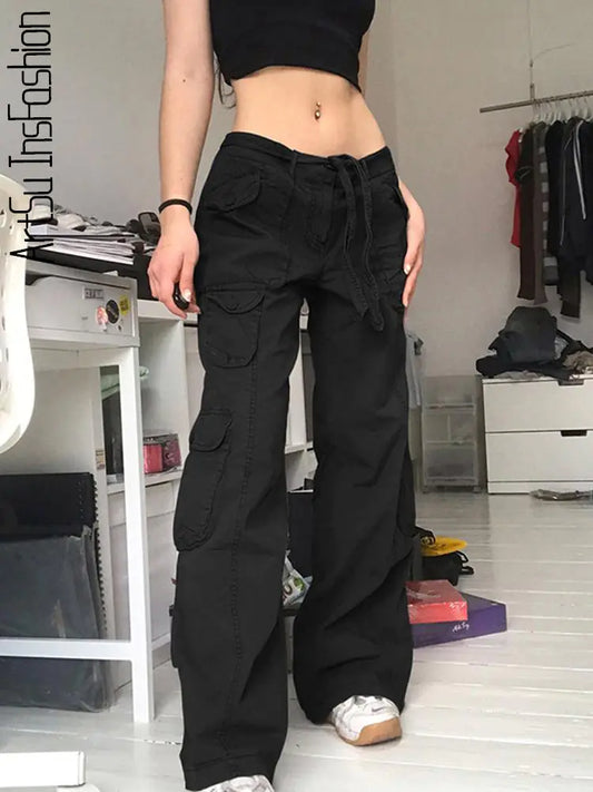 Leg High Waist Baggy Jeans